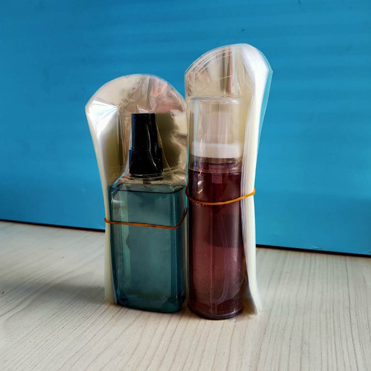 pvc弧形收缩膜袋 塑封膜化妆品包装膜热收缩膜生产厂家