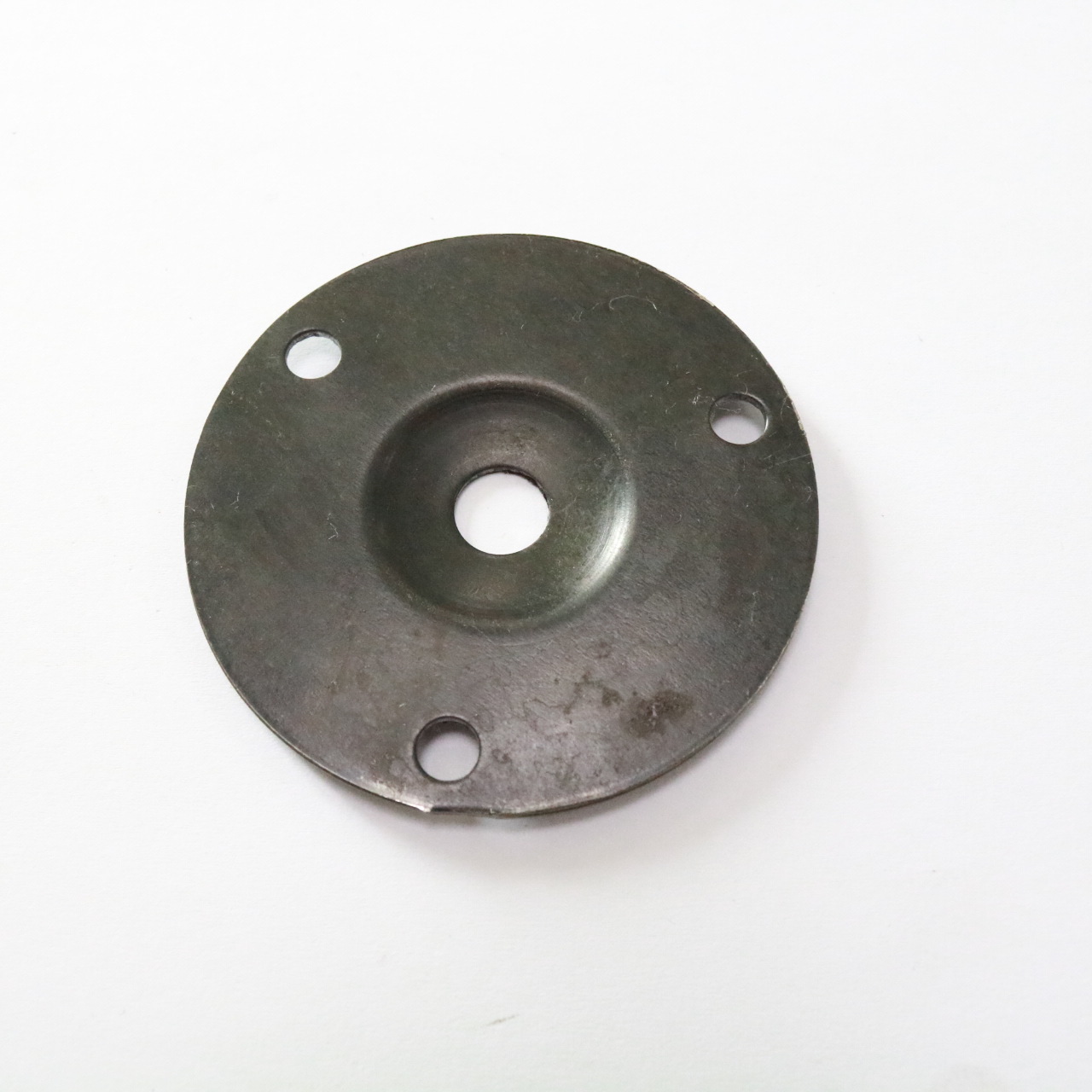 5mm泳黑配重引磁带孔圆形铁片 五金冲压件定制