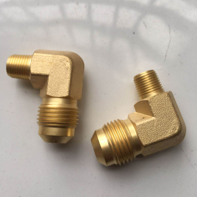 厂家供应 黄铜外丝扩口弯头 外开扩口铜管弯头 扩口弯头可定制