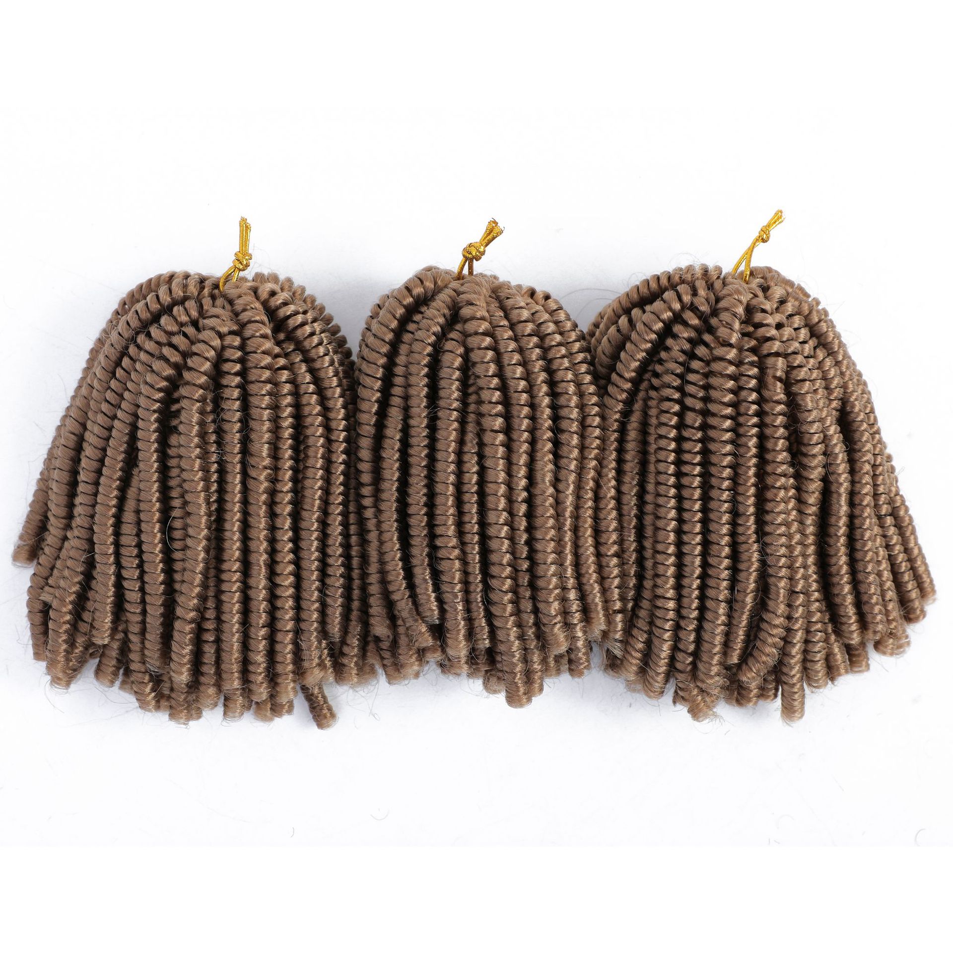 欧美假发亚马逊热款springtwist爆炸弹簧曲化纤假发钩针发