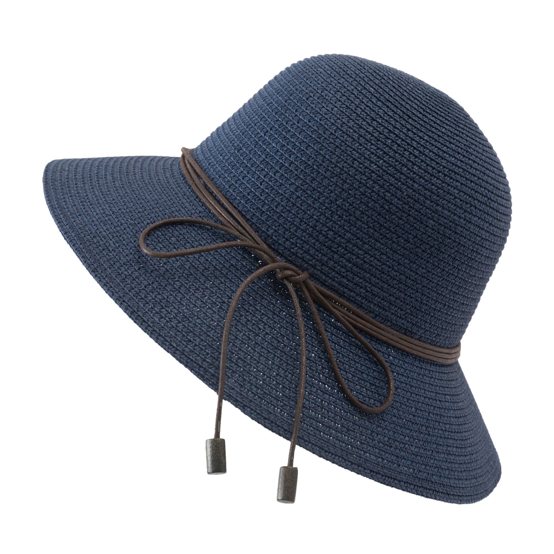 New Straw Hat Women's Summer Little Fresh Foldable Sun Protection Sun Hat Casual Vacation Seaside Beach Hat in Stock