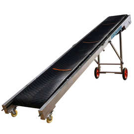 污泥粪输送带装车卸货折叠输送机楼梯上货传送带电商流水线皮带机