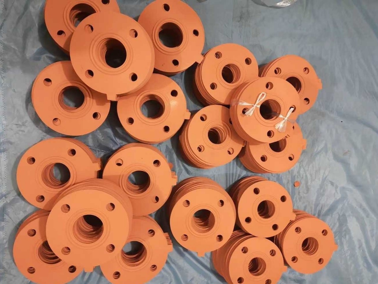 氟橡胶法兰垫片fpm/fkm/viton氟胶橡胶 法兰氟橡胶viton法兰垫片