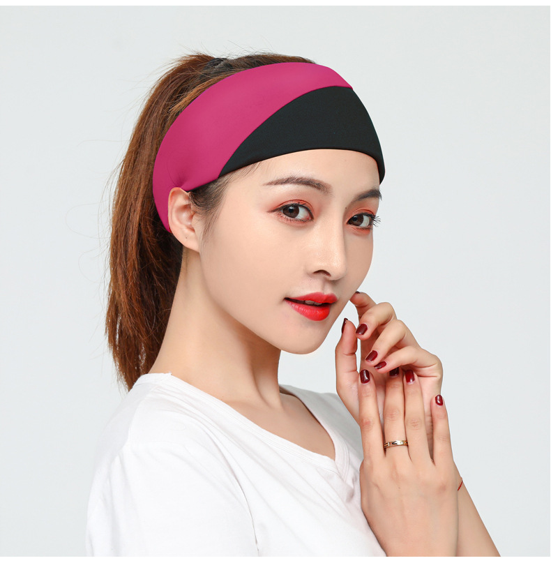 20新款撞色洗脸发带化妆运动束发带时尚月子头巾