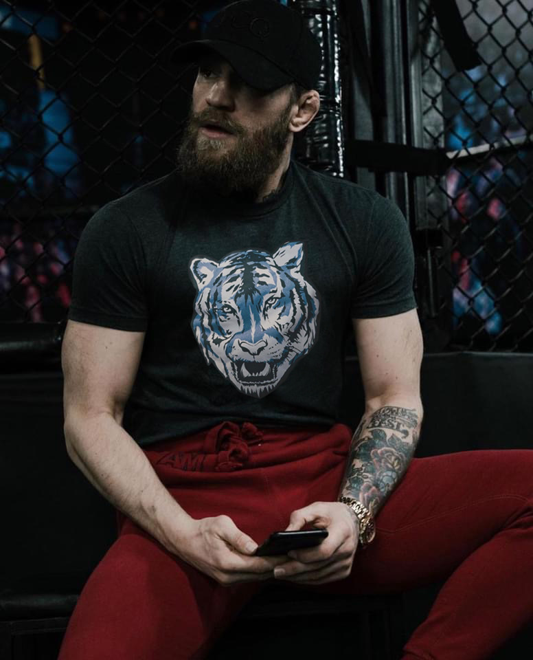 ufc嘴炮康纳麦格雷戈健身老虎泰拳mma短袖t恤训练格斗武林风出场