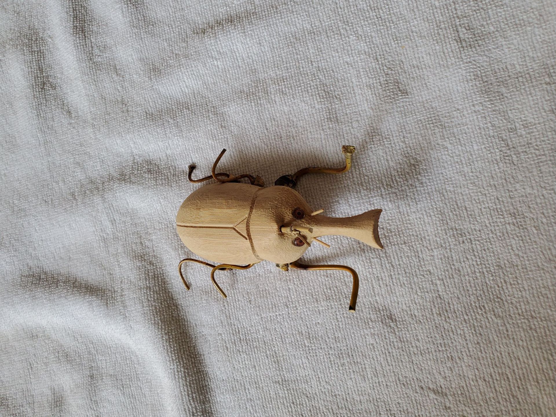 竹制环保小昆虫(独角兽)