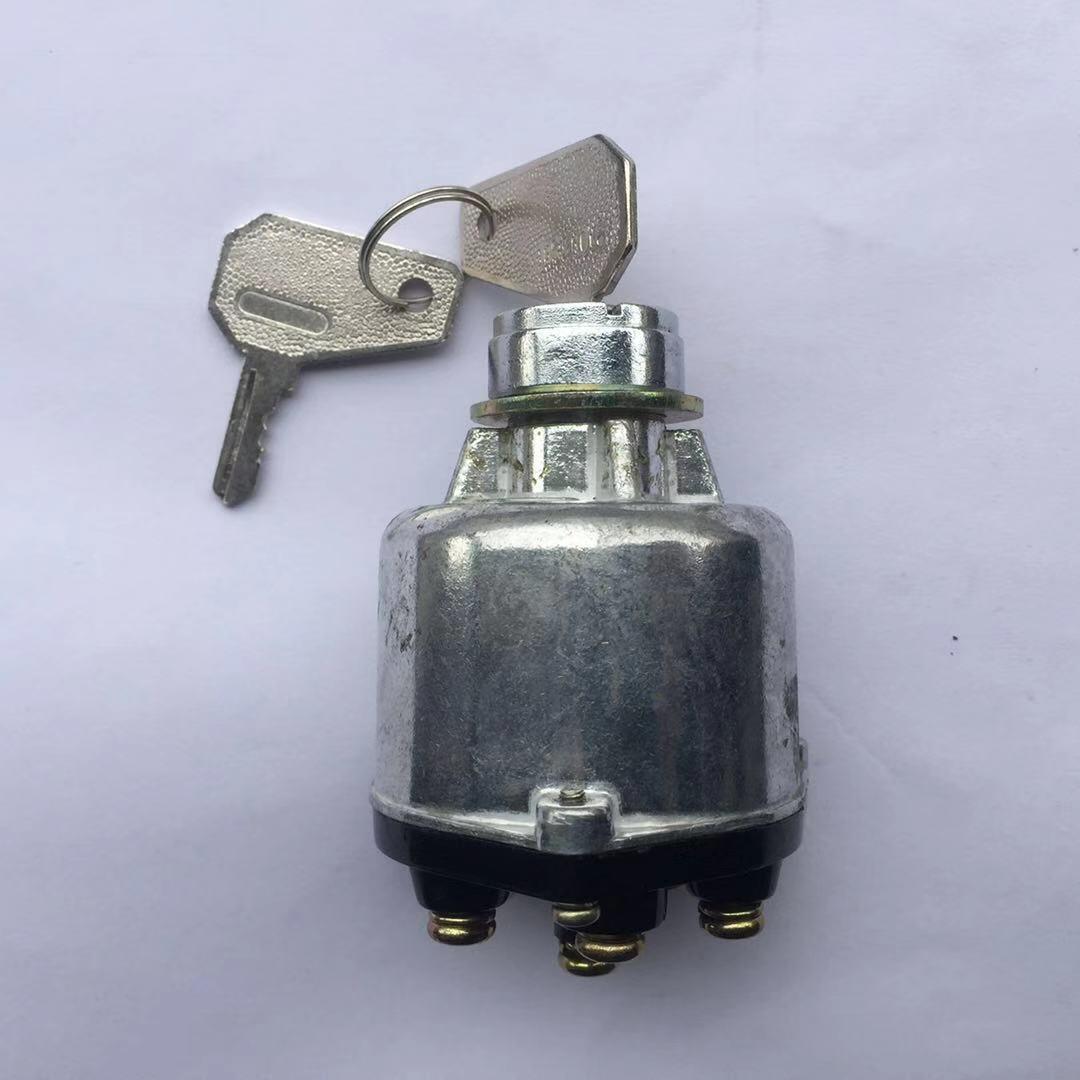 直销优质汽车点火锁jk406预热开关叉车启动点火锁 可靠耐用