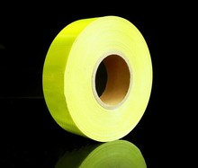 厂家批发荧光黄绿色反光贴 车身安全警示胶带条 校车专用反光膜