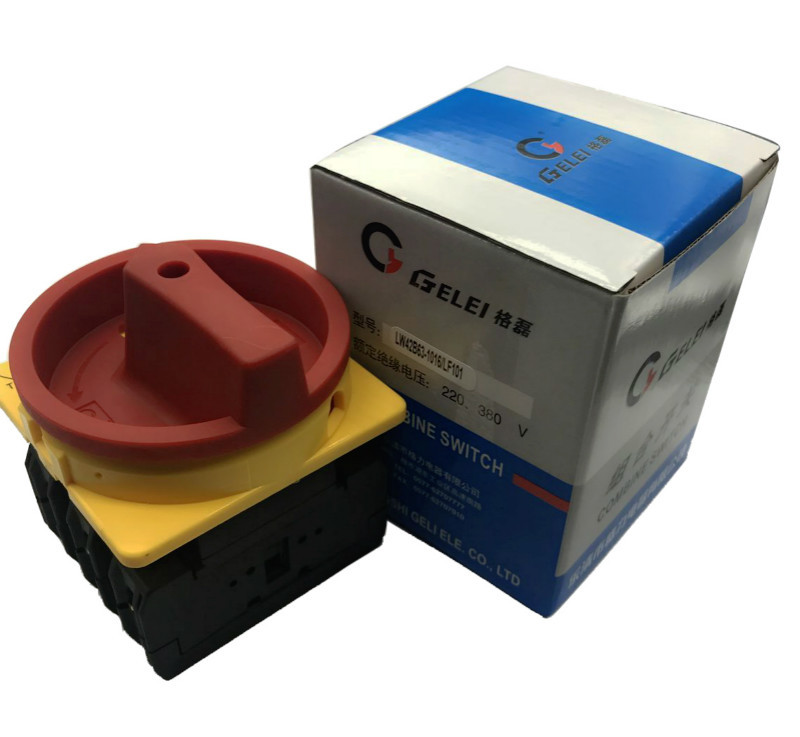 格磊凸轮负荷断路开关lw42b-63a 电源通断开关lw42b63-1016/lf101-阿