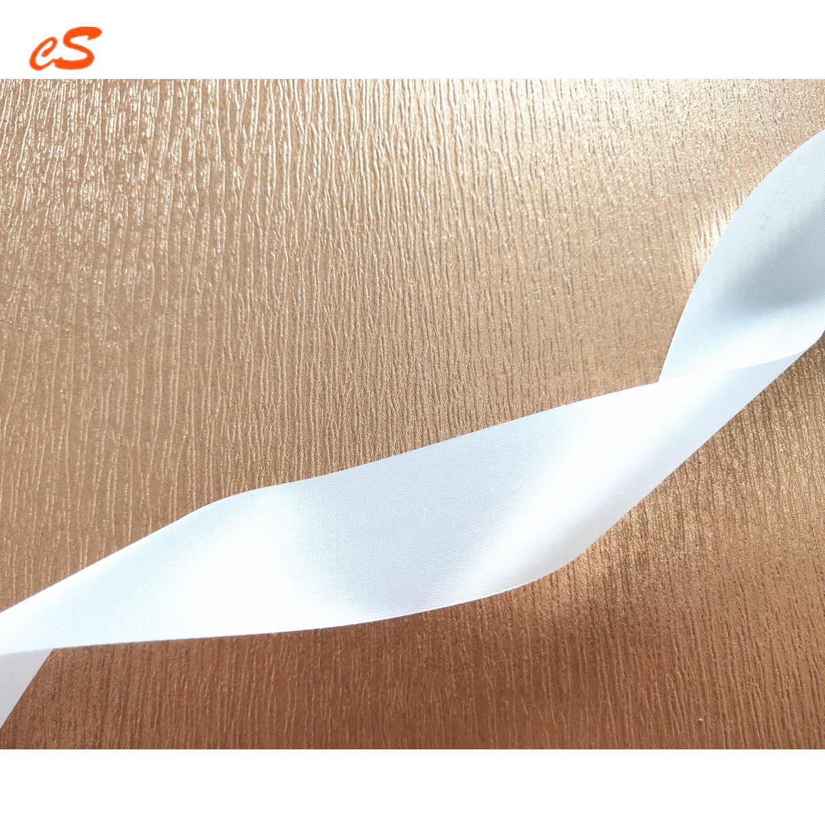 白灰色涤纶缎带丝带 家纺空白水洗标洗水唛印刷 无纺布