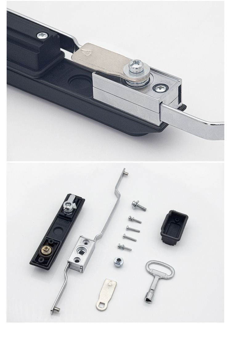 恒珠柜锁ms100-3-3df天地连杆锁工业机柜锁配电柜箱门锁厂家直销