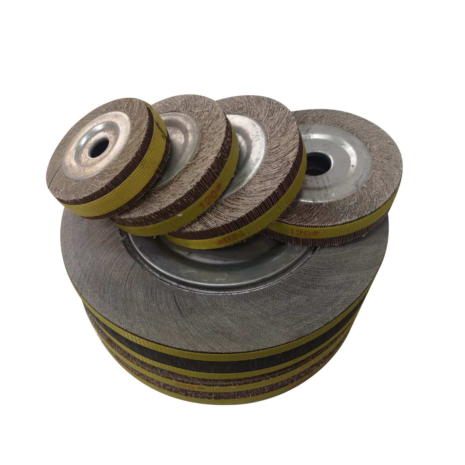 千叶轮300 抛光盘百叶片 镜面抛光轮 不锈钢纱布研磨盘打磨 1200