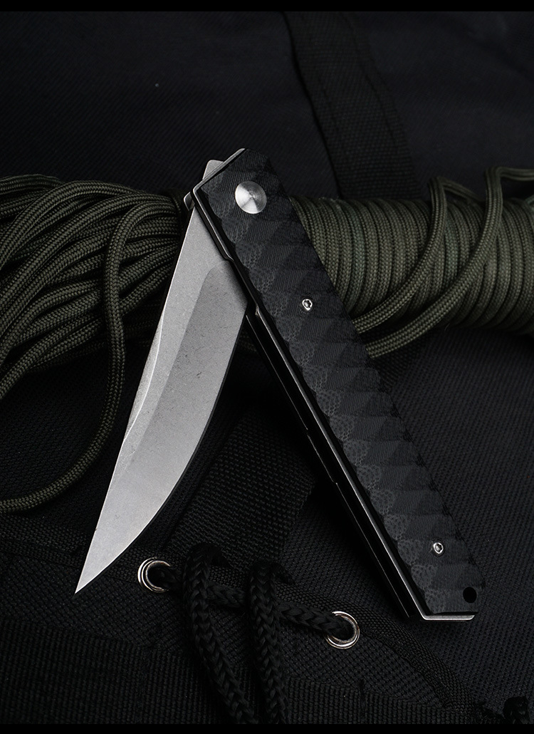 折刀户外礼品水果折叠小刀g10柄现货博克五金工具日式刀具供应