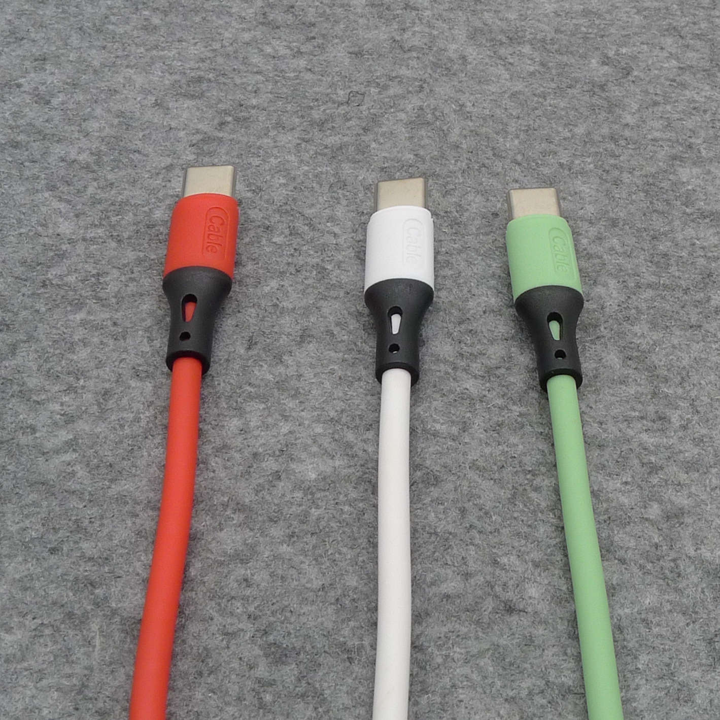 1米新款液态硅胶数据线typec数据线安卓手机typec充电传输线