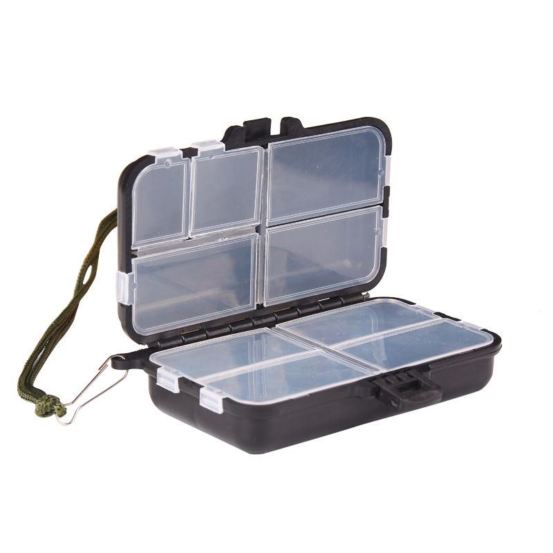 路亚饵盒 双面装收纳盒 假饵盒 配件储物盒 路亚盒 渔具配件