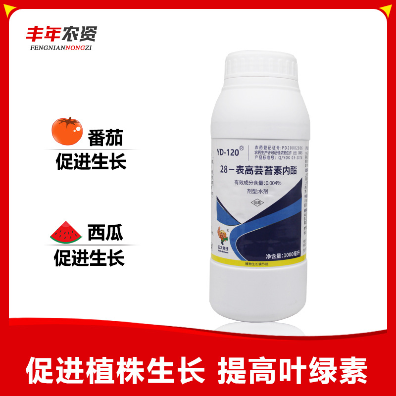 云大120表高芸苔素内酯0004增糖产量提高产量促进生长调节剂1l