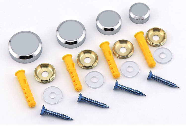 纯铜镜钉加厚固定广告钉玻璃镜钉装饰钉平面镜扣子装饰盖工厂批发