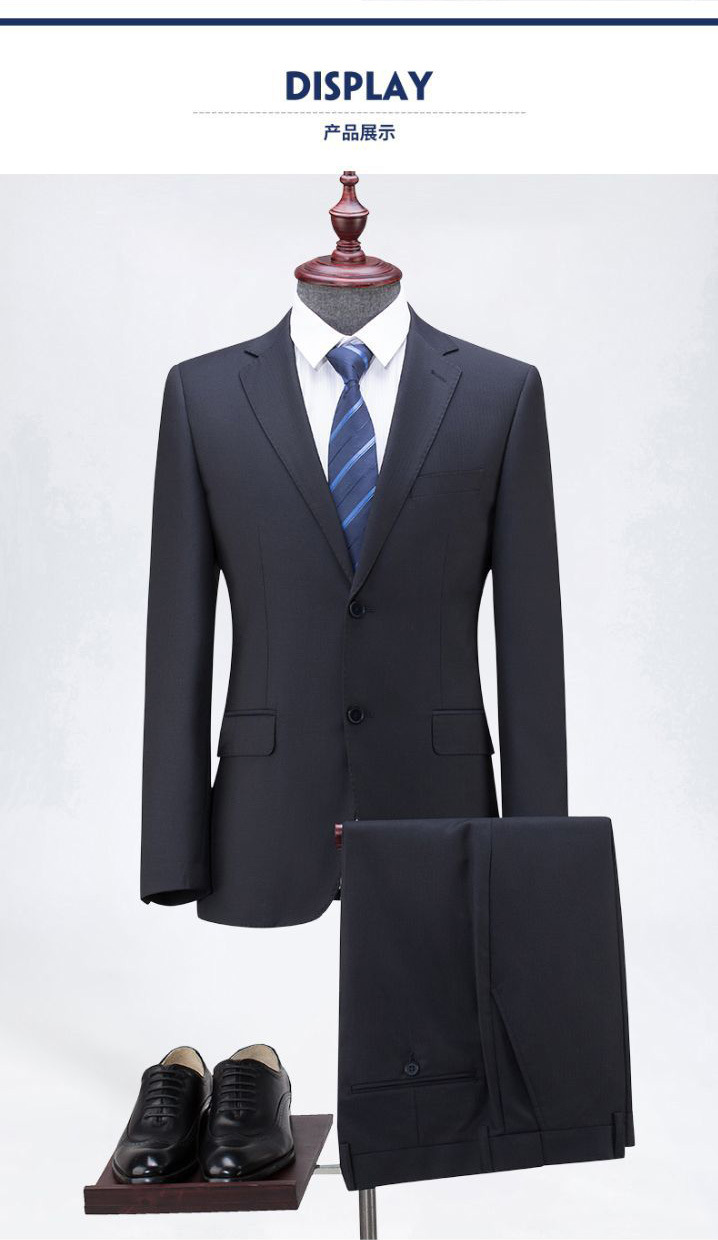 男西装制服 新款男藏青色西装 四季男西装外套