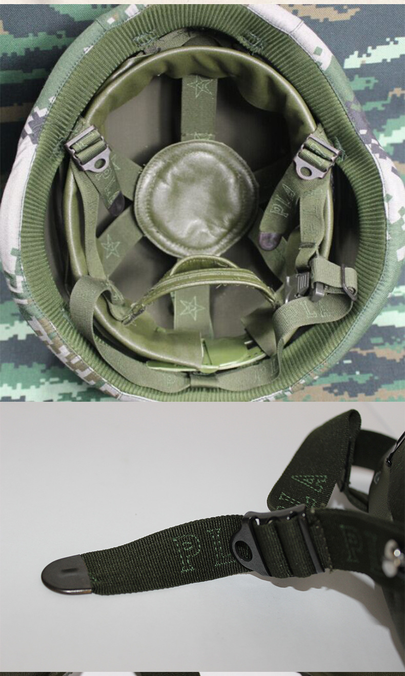 03头盔内衬 qgf-03凯夫拉战术头盔悬挂系统 纯羊皮钢盔内衬