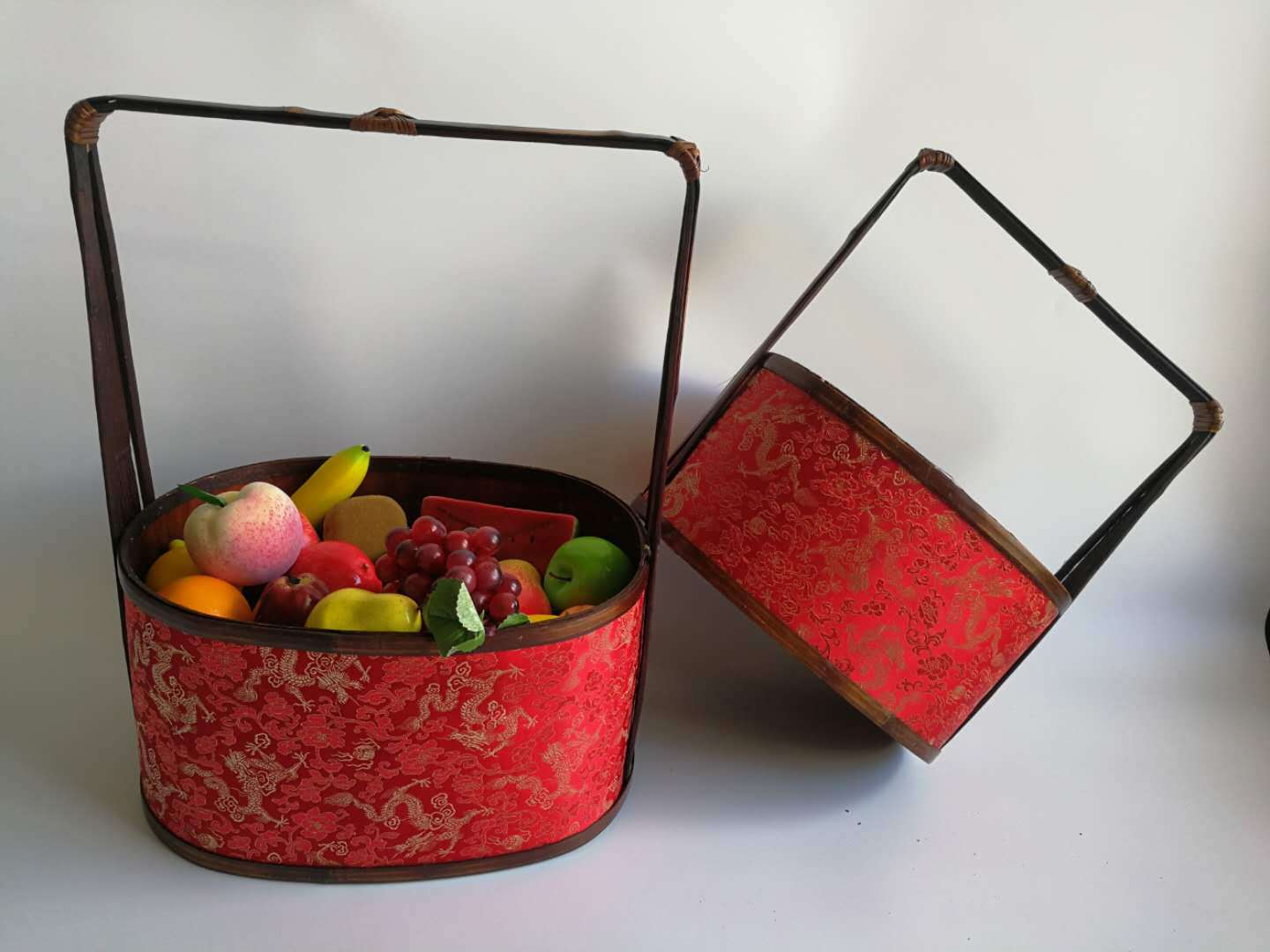 高档果篮新款高档花篮水果篮中秋节春节礼品果篮食品月饼礼篮