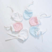 新生婴儿手套0宝宝防抓手套-3儿童护手套棉薄款透气可调节6个月12