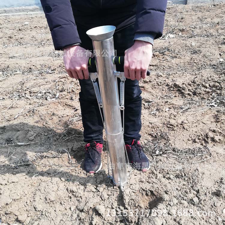 手动栽苗器图片 质优价廉 多功能秒栽器 不锈钢蔬菜苗移栽机