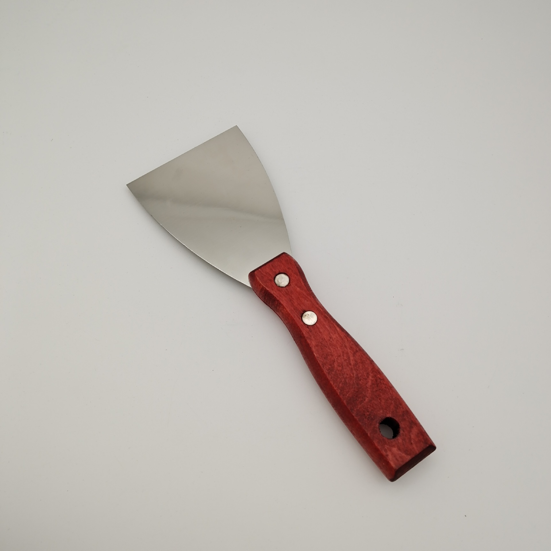 捷克柄不锈钢油灰刀厂家直销加厚镜面抹泥铲刀清洁腻子工具油灰刀