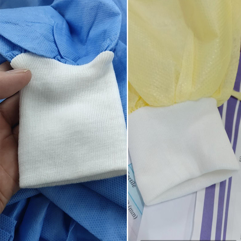 厂家货源防护服袖口 防护服手术衣袖口支持定制 高质量手术衣袖口
