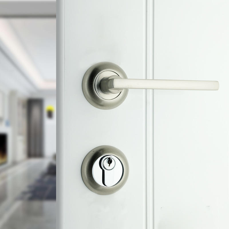 简易欧美分体锁室内卧室房门锁分体款式可配58/72/85锁体