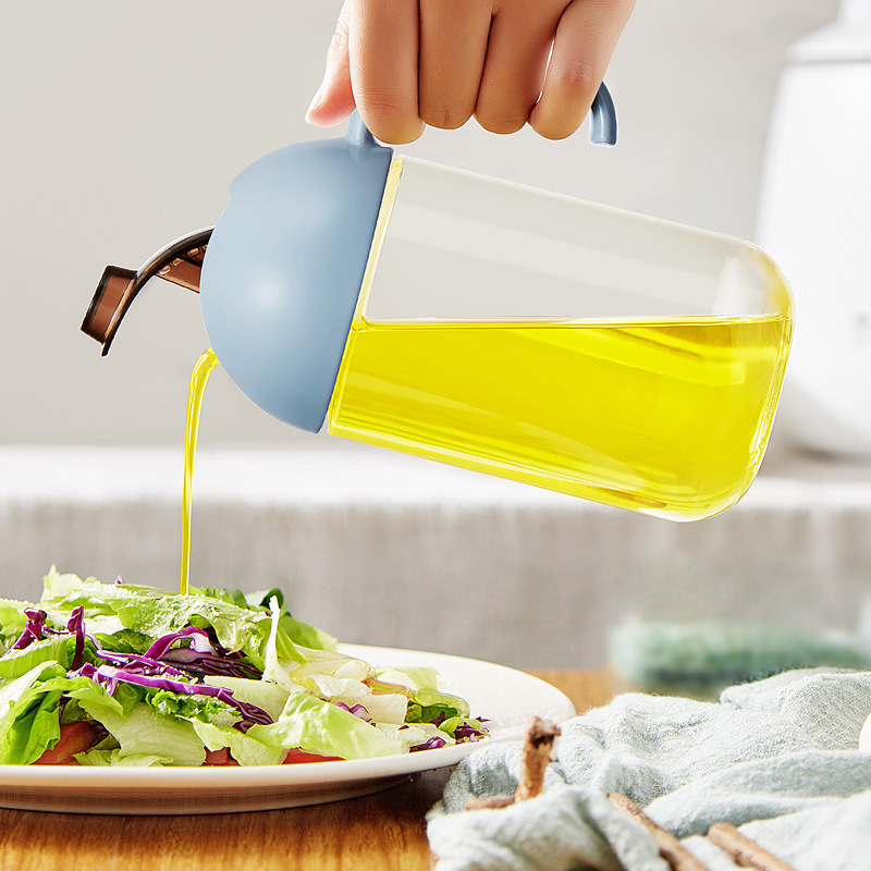 玻璃油壶油瓶防漏家用简约装油瓶酱油瓶倒油瓶厨房手提醋壶小油罐