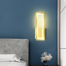 壁灯现代简约客厅背景墙灯北欧创意个性卧室床头灯走廊过道玄关灯