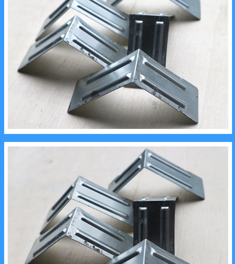 木箱包边护角 铁皮镀锌木包装箱固定防撞直角包角护角码