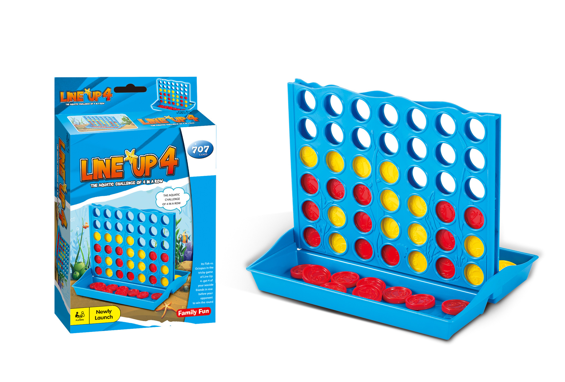 跨境立体四连棋四子棋亲子互动桌面游戏棋类儿童亚马逊益智玩具