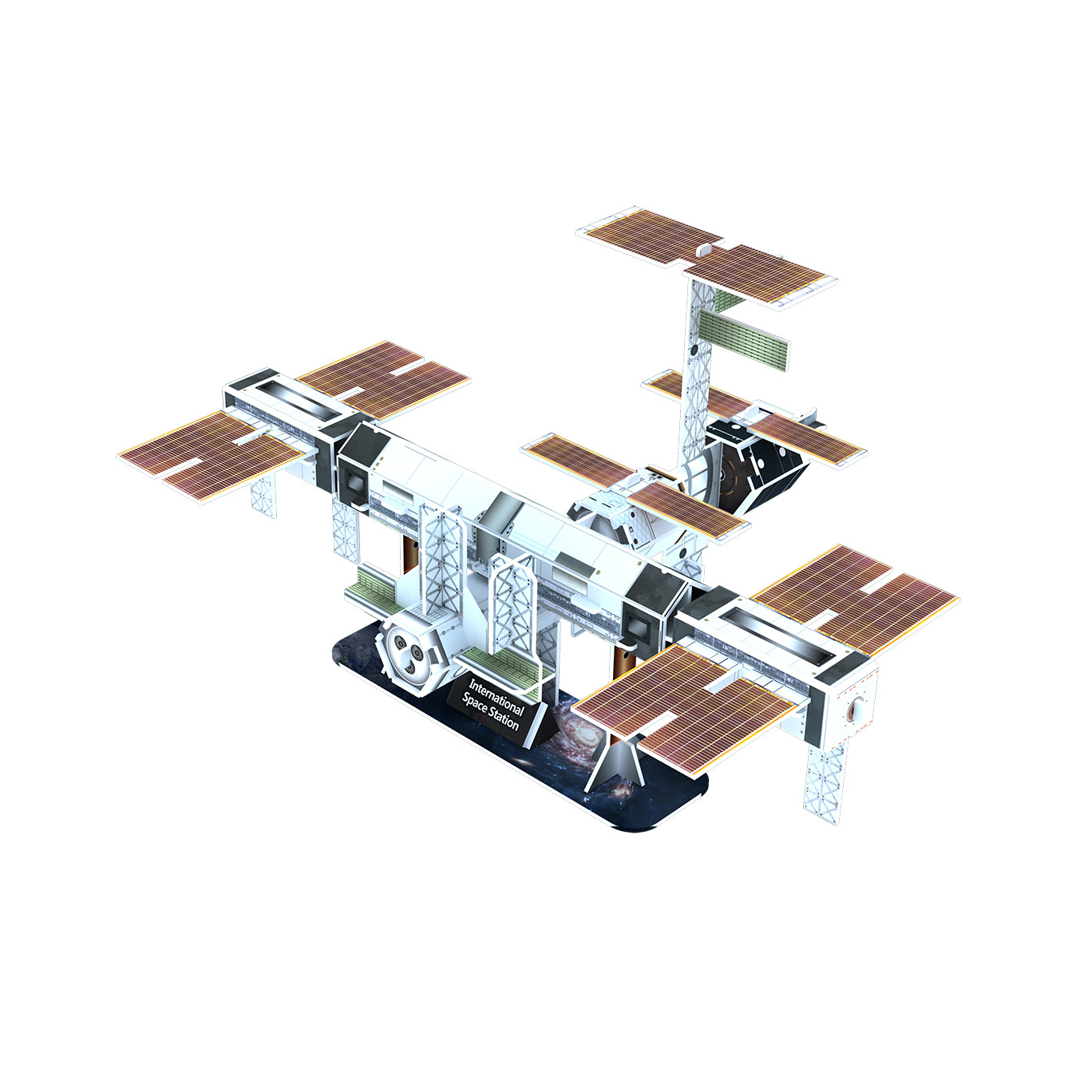 跨境电商亚马逊模型仿真3d立体拼图儿童手工拼装太空星球摆件玩具