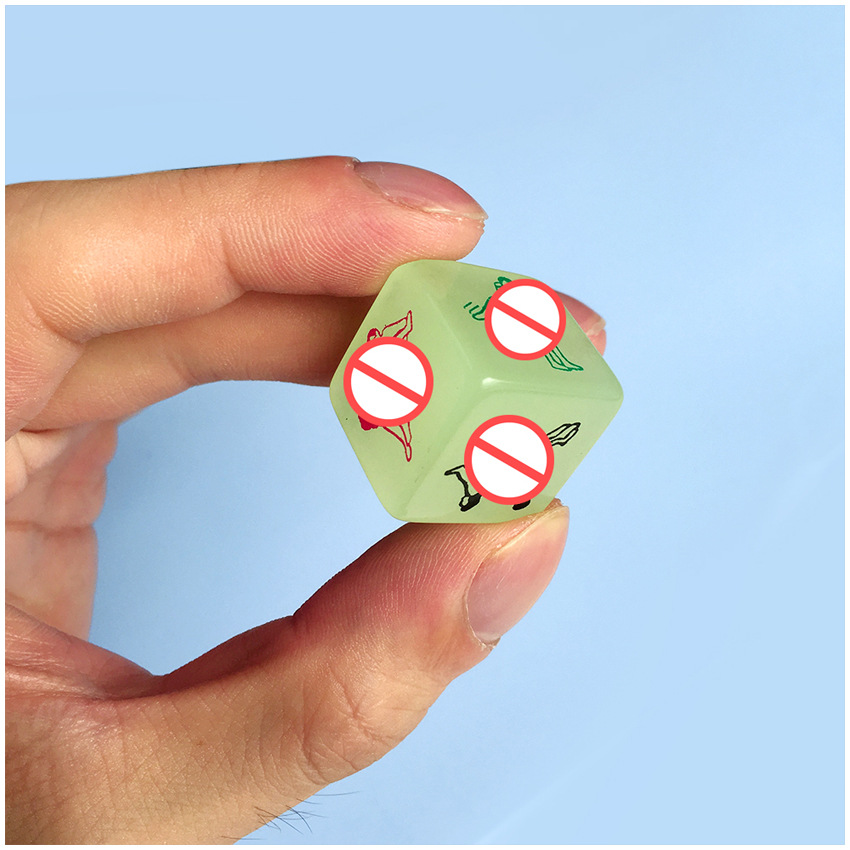 6面六面调情趣骰子 跨境姿势夜光性体位色子 夫妻情侣前戏性玩具