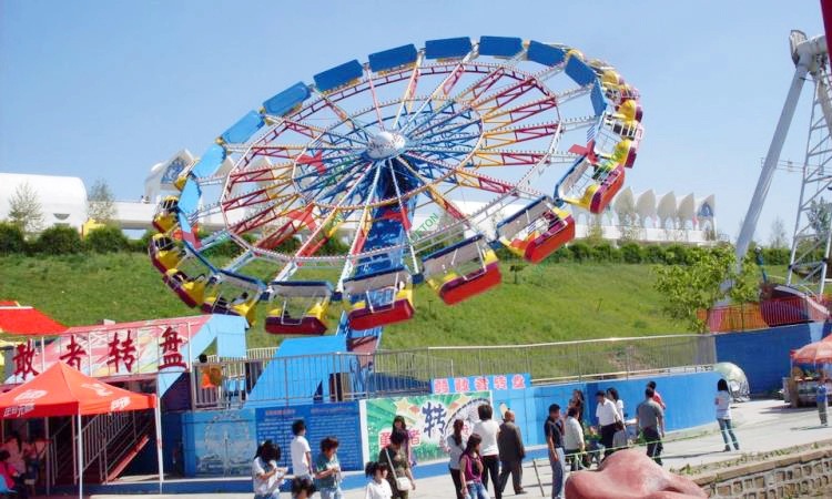 郑州悦童勇敢者转盘旋转设施大型户外游乐园厂家可定制