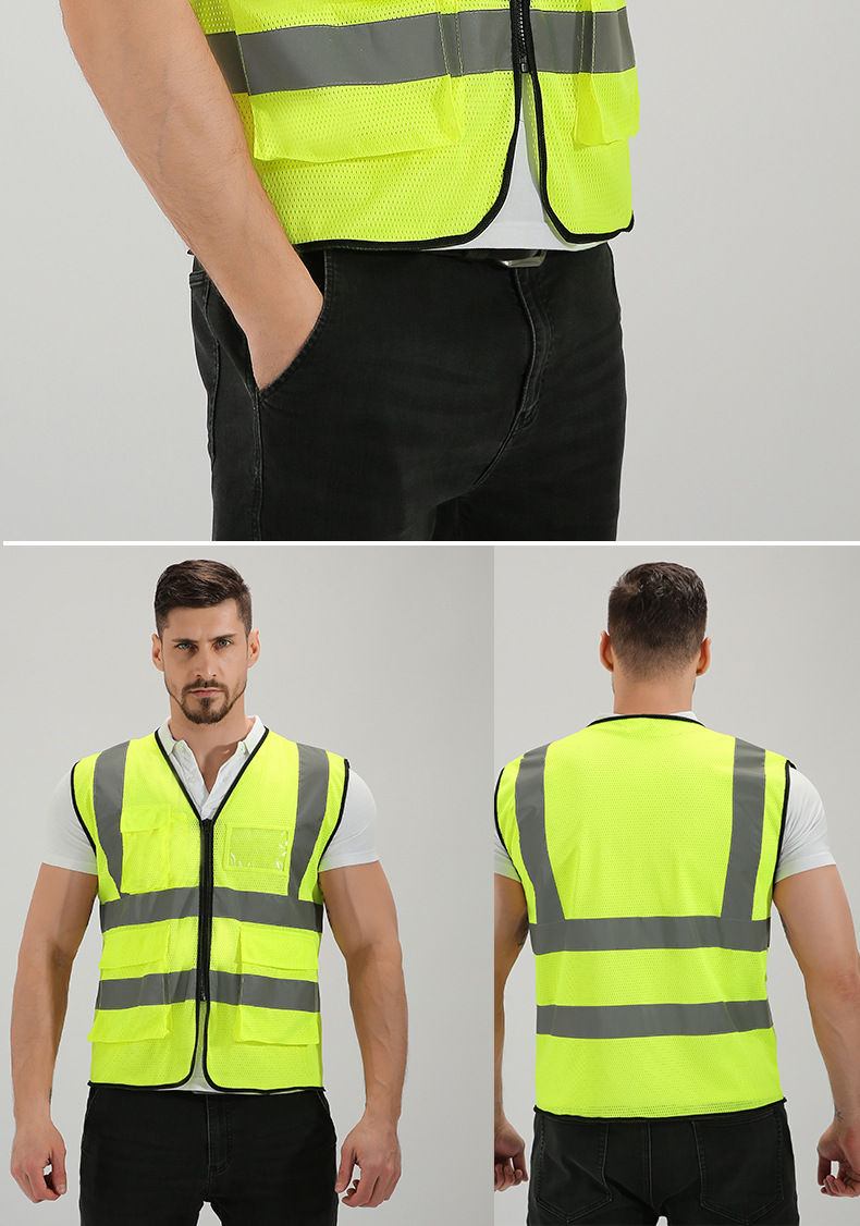 dm/道明高亮反光背心厂家直销路政反光马甲工程反光背心反光衣