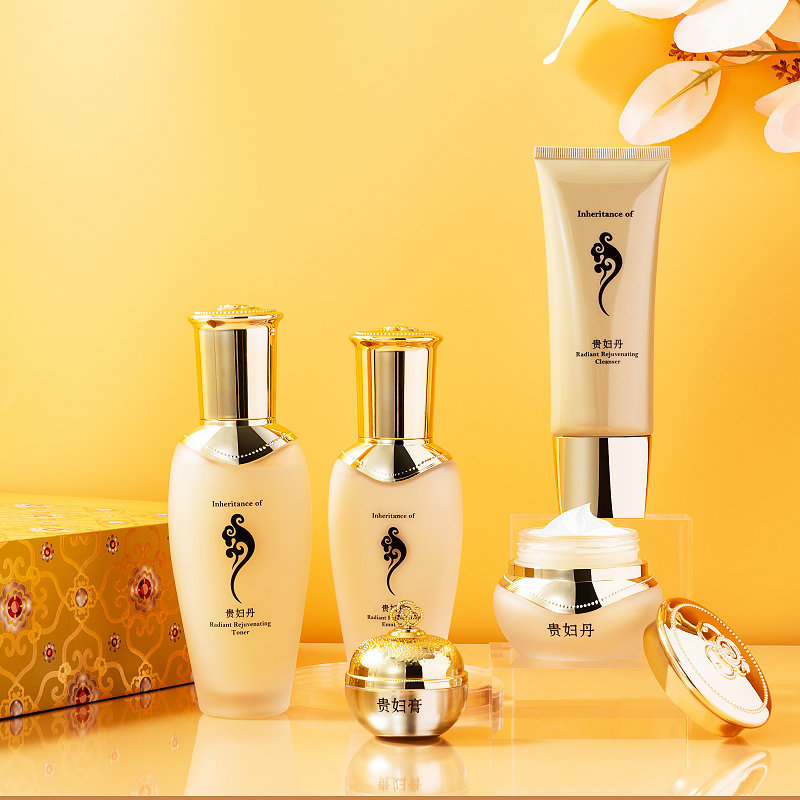 直播诗师美贵妇丹套盒 清爽控油抗皱保湿补水美容院护肤套装女士