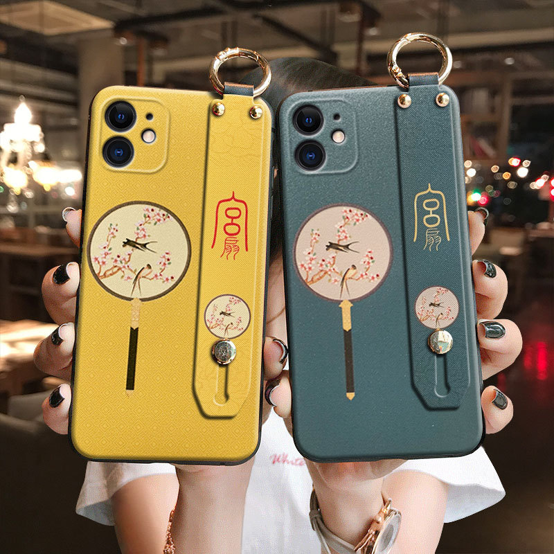 古风腕带壳适用于iphonex手机壳mate30宫廷适用苹果11全包r17定制