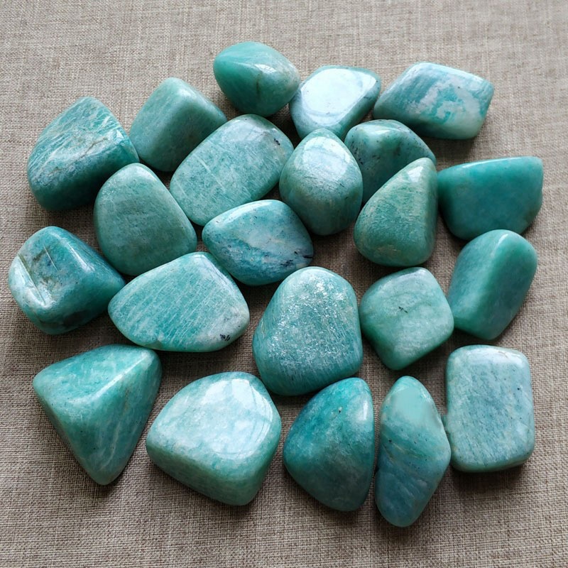 天然天河石大块碎石原石 老矿天河石大颗粒消磁碎石疗愈能量原石