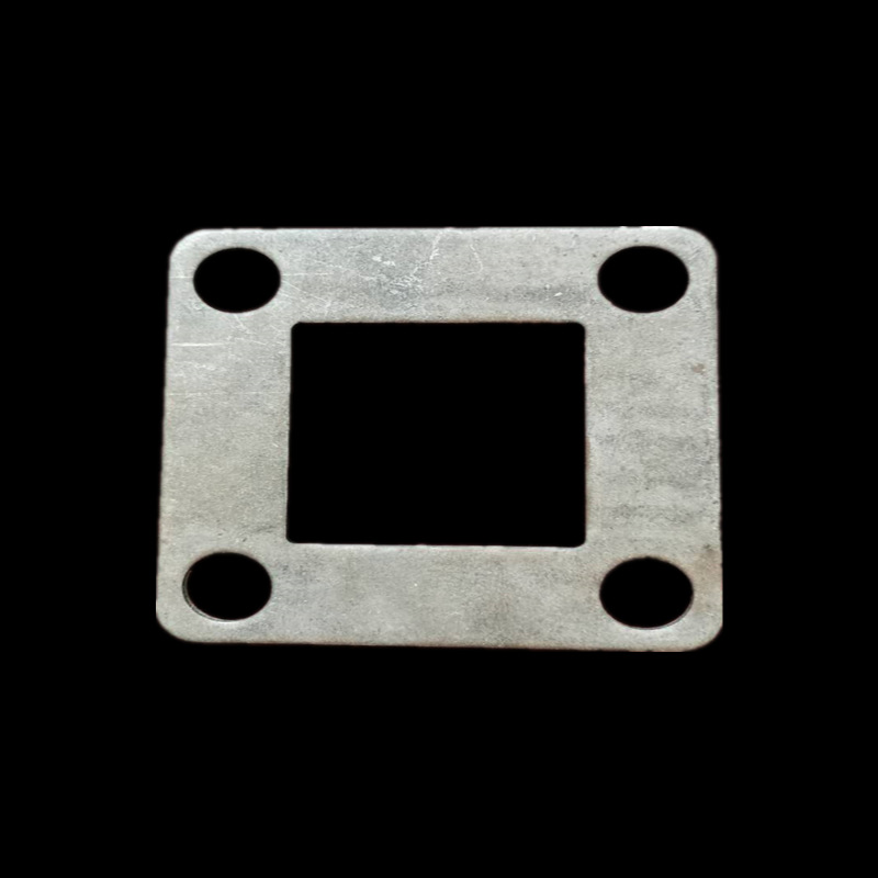 批发锌钢护栏配件铁艺护栏底板围栏固定垫片加厚带孔