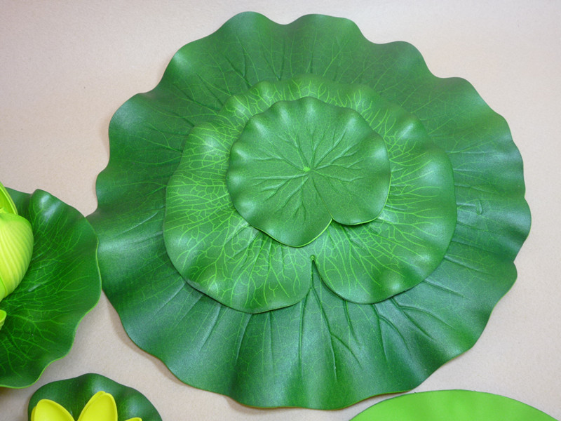 仿真荷叶 eva假荷叶 莲叶 水面装饰池塘造景绿化工程摆放漂浮荷花