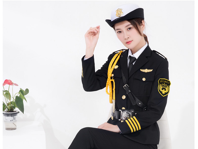 新式保安制服春秋套装女物业房地产售楼部形象岗礼宾服制服工作服