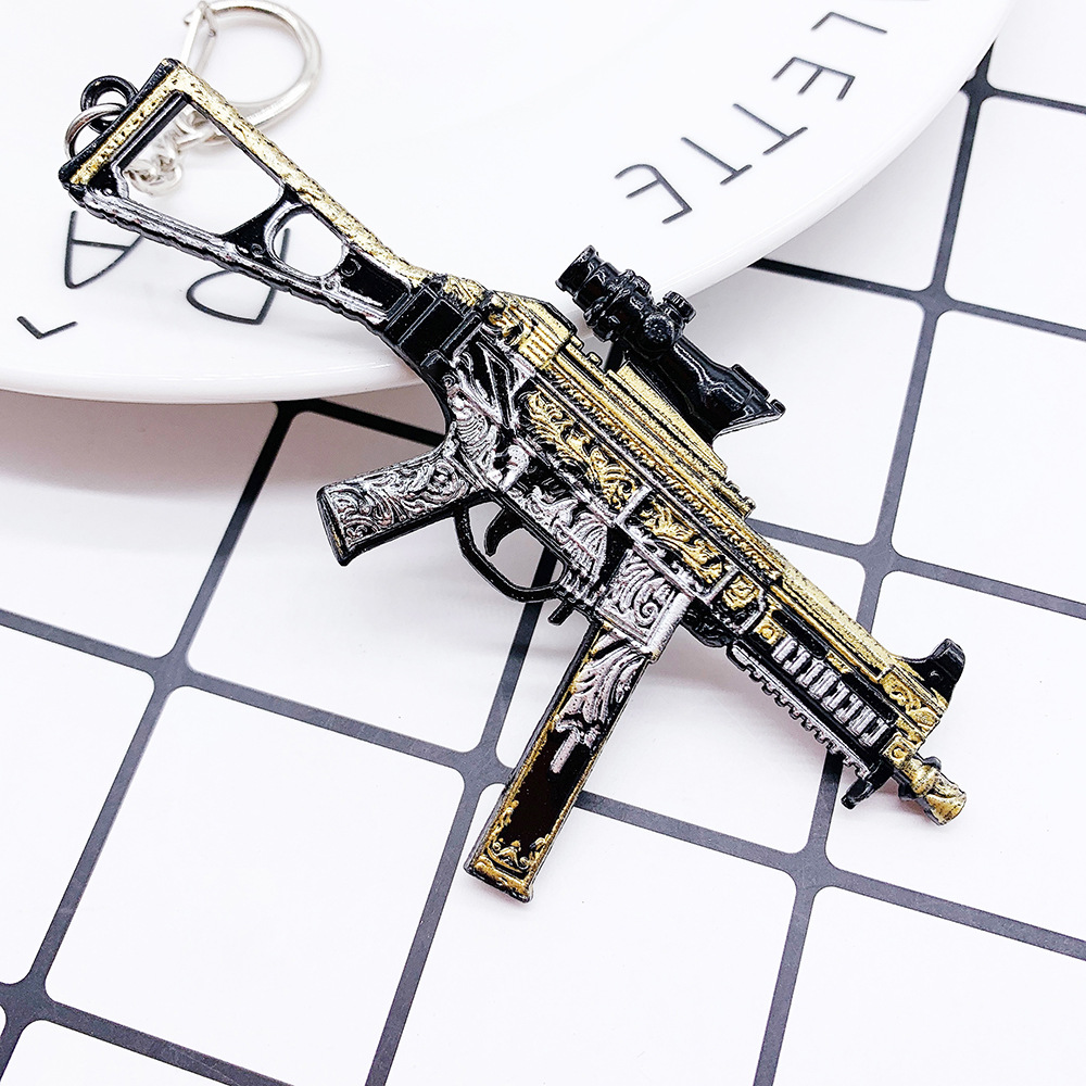 和平精英钥匙扣98k 炫彩皮肤系列吃鸡周边m416武器高档背包小挂件