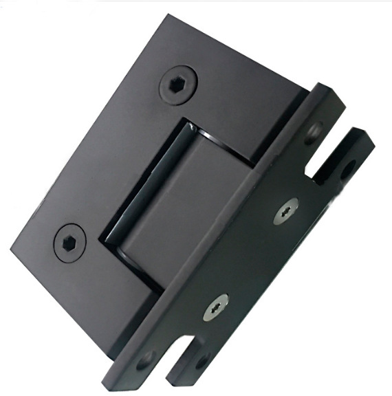 铜浴室夹玻璃夹直角90度h型底板门铰合页淋浴房铰链卫浴五金配件