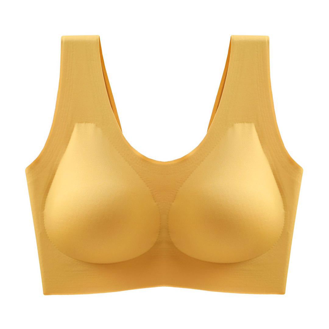0无尺码乳胶文胸无钢圈无痕一片式文胸零感轻薄款背心