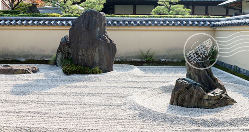 枯山水白川方明石 白川砂 6-10mm 日式枯山水沙 枯山水石子