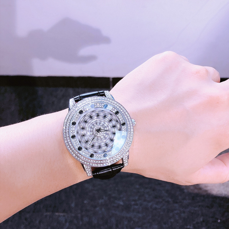 时来运转手表女时尚满钻fm满天星女表dw个性抖音网红李现同款腕表