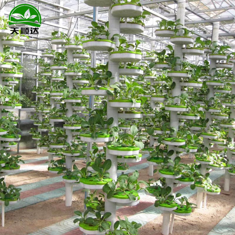 厂家直销仿生螺旋栽培模式 无土栽培设备 温室立体栽培蔬菜种植