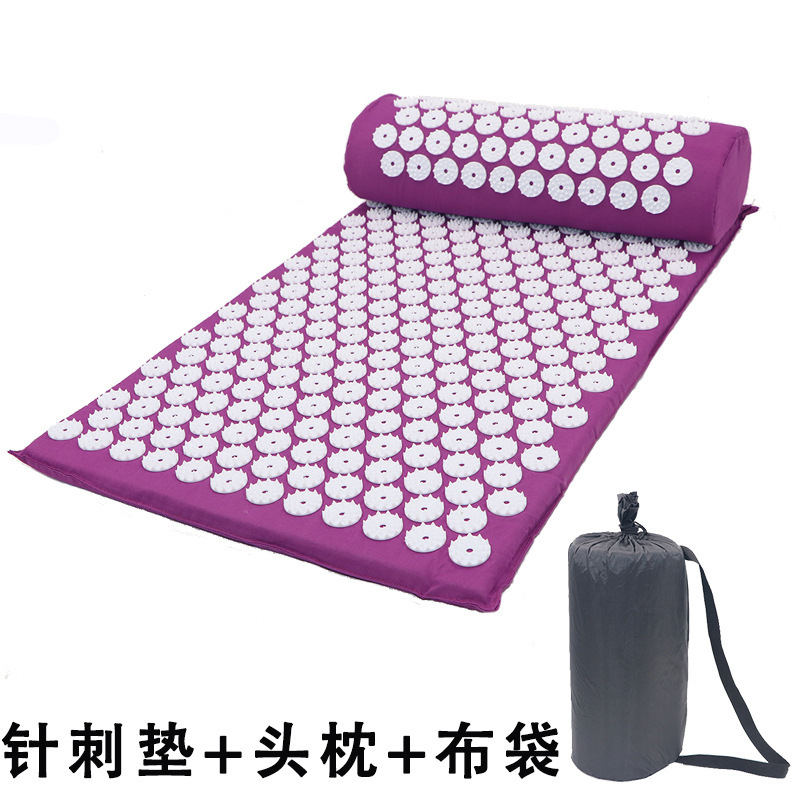 Factory Direct Sales Needle Mat Tip Acupuncture Massage Pad Acupuncture Point Acupuncture Pad Pillow Acupuncture Yoga Mat Meridian Massage Mat